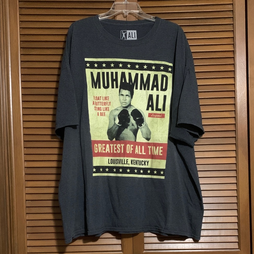Muhammad Ali Float Like a Butterfly Sting Like a Bee T-shirt 4X